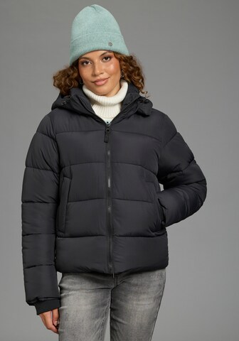 KangaROOS Winterjacke in Schwarz: Vorderseite