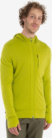 ICEBREAKER Athletic Zip-Up Hoodie 'Quantum' in Green