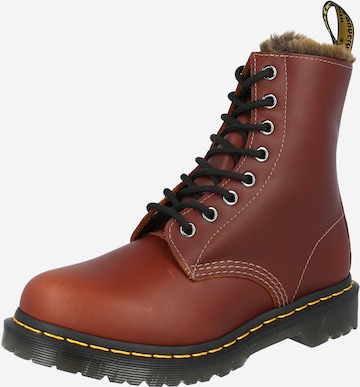 Dr. Martens Lace-up bootie 'Serena' in Brown: front