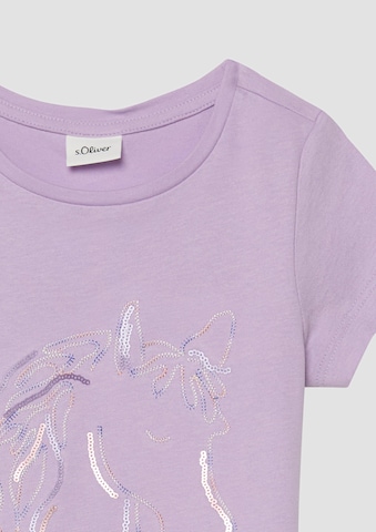 T-Shirt s.Oliver en violet