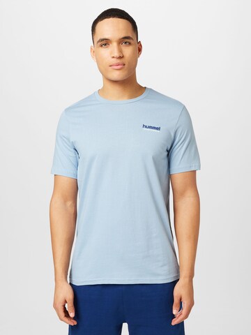Hummel Shirt 'Gabe' in Blauw: voorkant