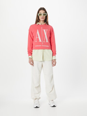 ARMANI EXCHANGE - Sweatshirt '8NYM02' em rosa