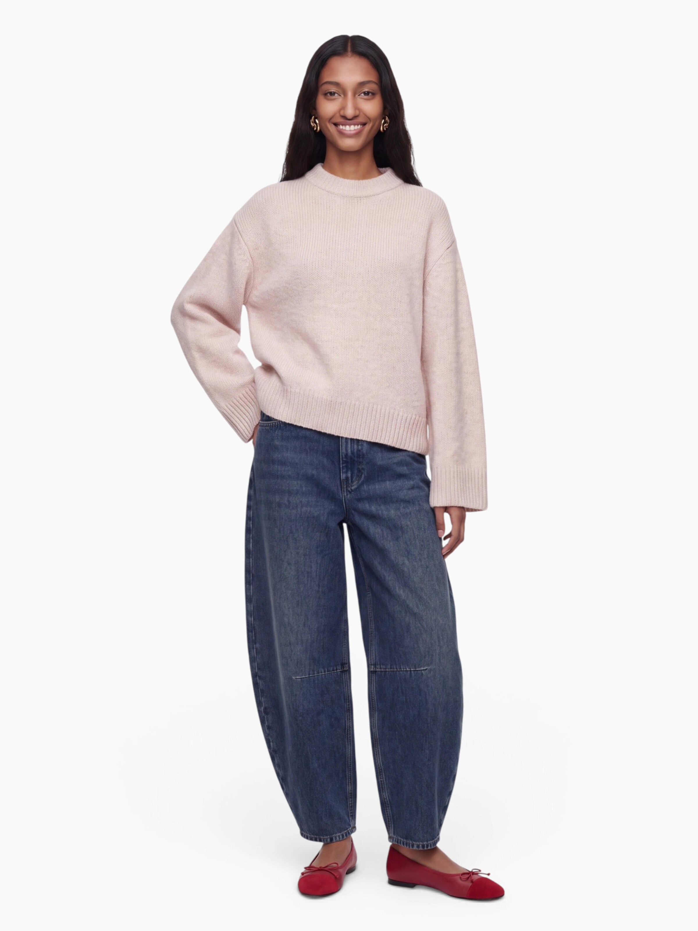 KAVAZI Vat Jeans in Blauw: voorkant