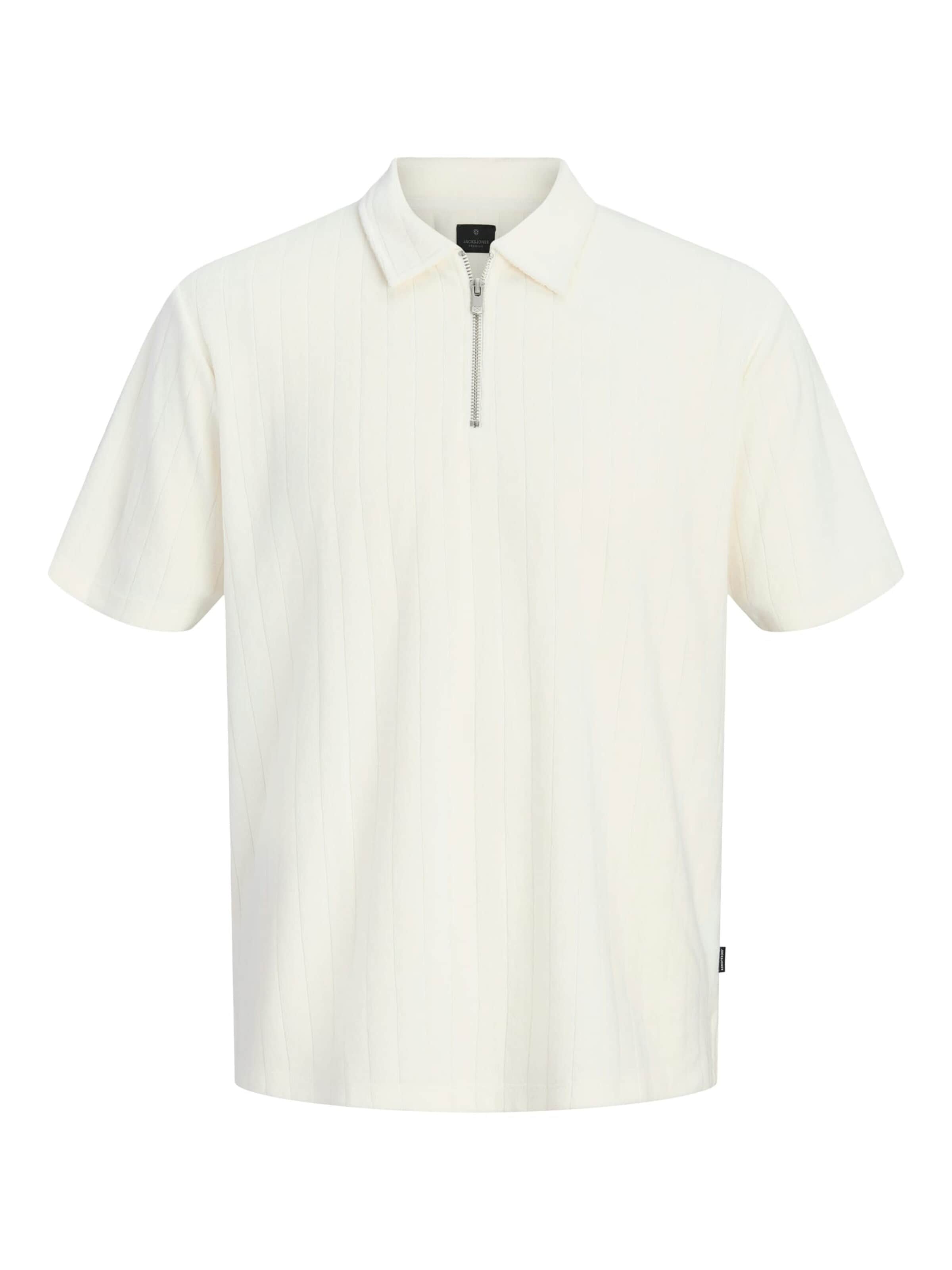 JACK & JONES Tricot 'Blaelijah' in Wit: voorkant