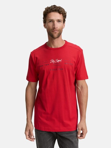 TOM TAILOR Shirt in Red: front