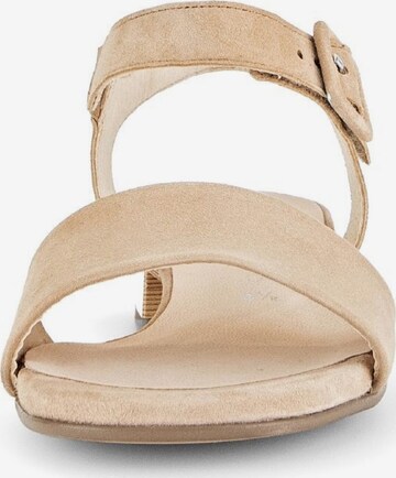 GABOR Strap Sandals in Beige