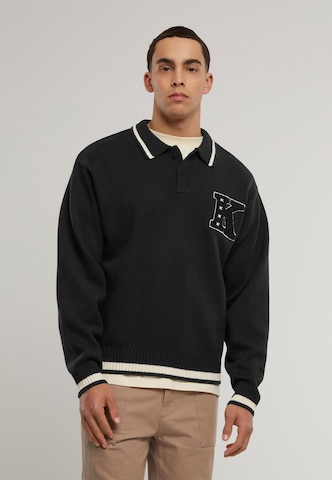 Karl Kani Shirt 'Star K' in Zwart: voorkant