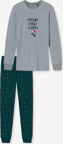 SCHIESSER Pajamas in Grey: front