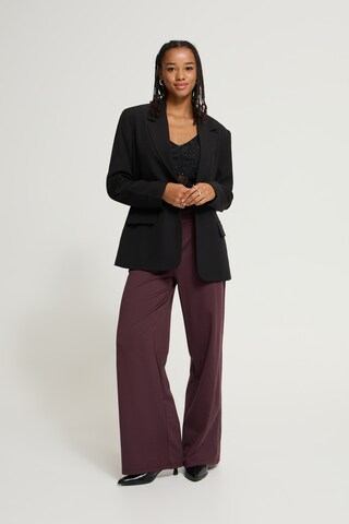 ICHI Wide Leg Hose 'IHKATE' in Braun