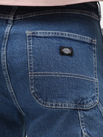 DICKIES Loosefit Jeans in Blau