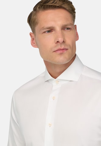 Boggi Milano Slim Fit Hemd in Weiß