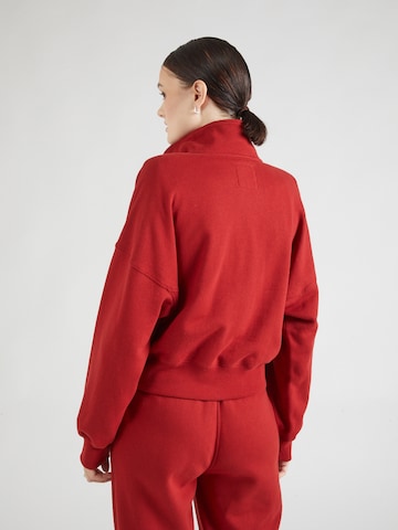 Abercrombie & Fitch - Sweatshirt 'SUNDAY' em vermelho