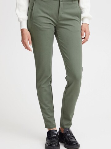 Slimfit Pantaloni chino 'LANO' di Fransa in verde