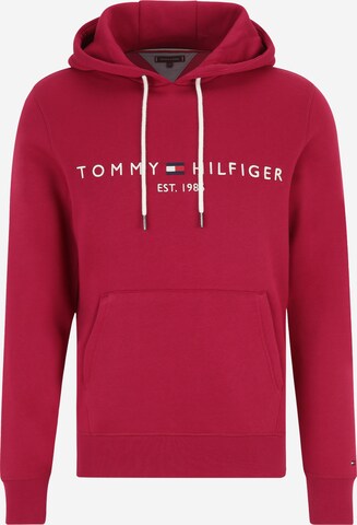 TOMMY HILFIGER Mikina – červená: přední strana