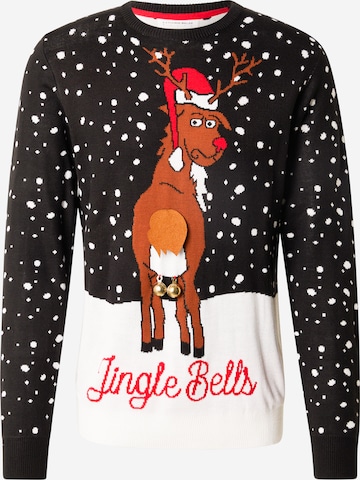 Pull-over Lindbergh en noir : devant