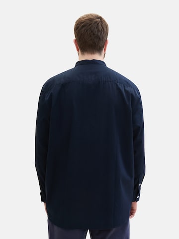 TOM TAILOR Men + Regular Fit Hemd in Blau