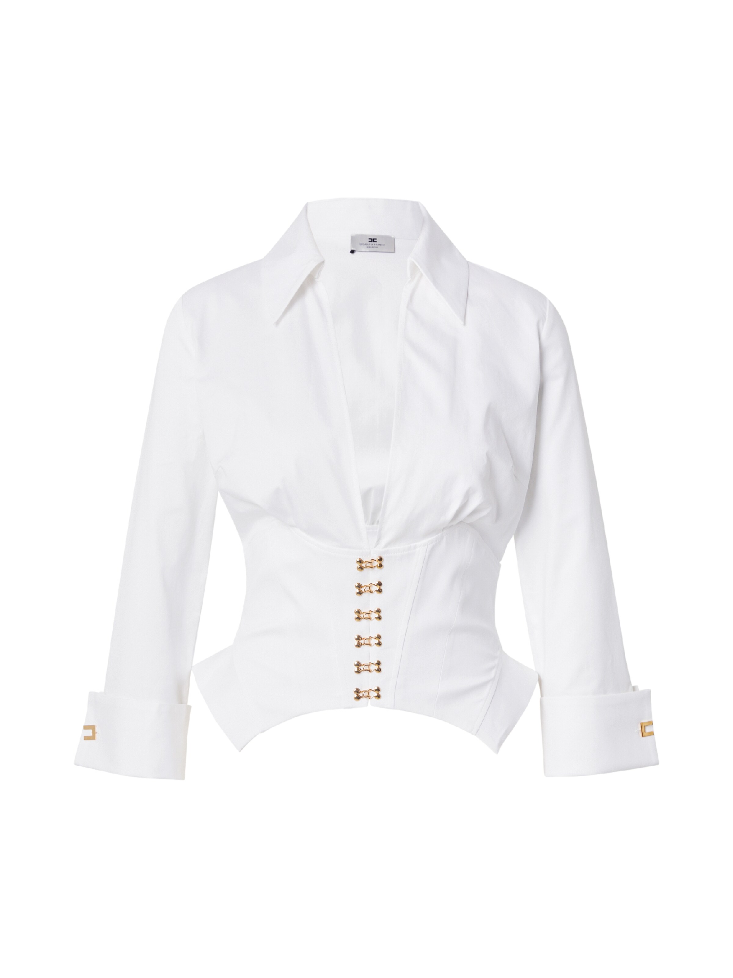 Elisabetta Franchi Блуза в черно: отпред