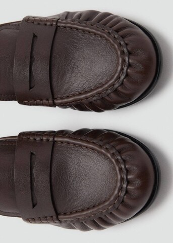 MANGO Moccasins in Brown