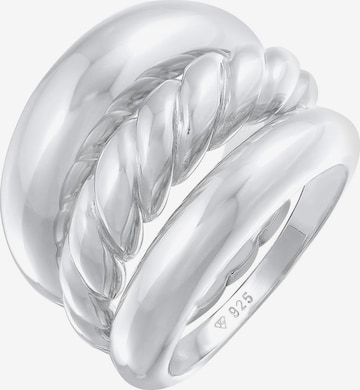 ELLI PREMIUM Ringset in Silber: Vorderseite