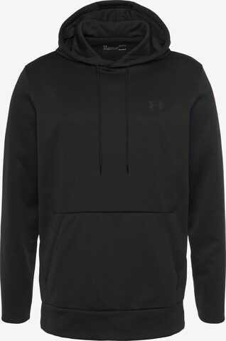 UNDER ARMOUR Sweatshirt in Schwarz: predná strana