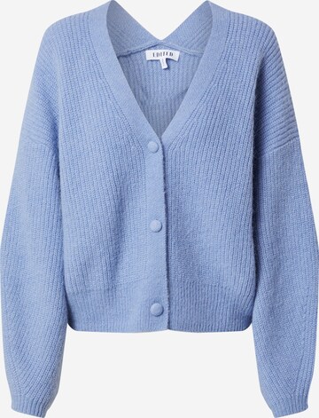 EDITED Knit cardigan 'Jaliyah' in Blue: front