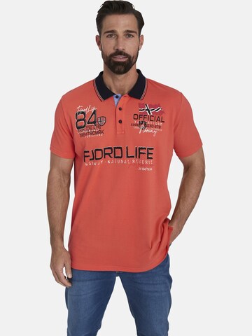 Jan Vanderstorm Poloshirt ' Ladislaus ' in Orange: predná strana