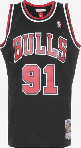 T-Shirt 'Dennis Rodman' Mitchell & Ness en noir : devant