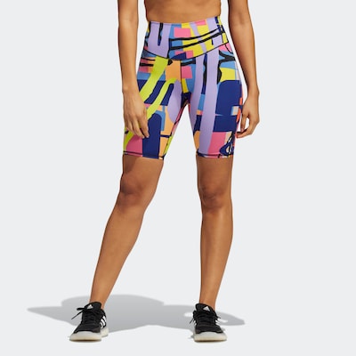 Pantaloni sport 'Love Unites' ADIDAS PERFORMANCE pe albastru regal / mov deschis / portocaliu / roz pitaya, Vizualizare model