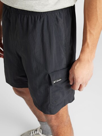 COLUMBIA Regular Outdoorbroek 'Summerdry' in Zwart