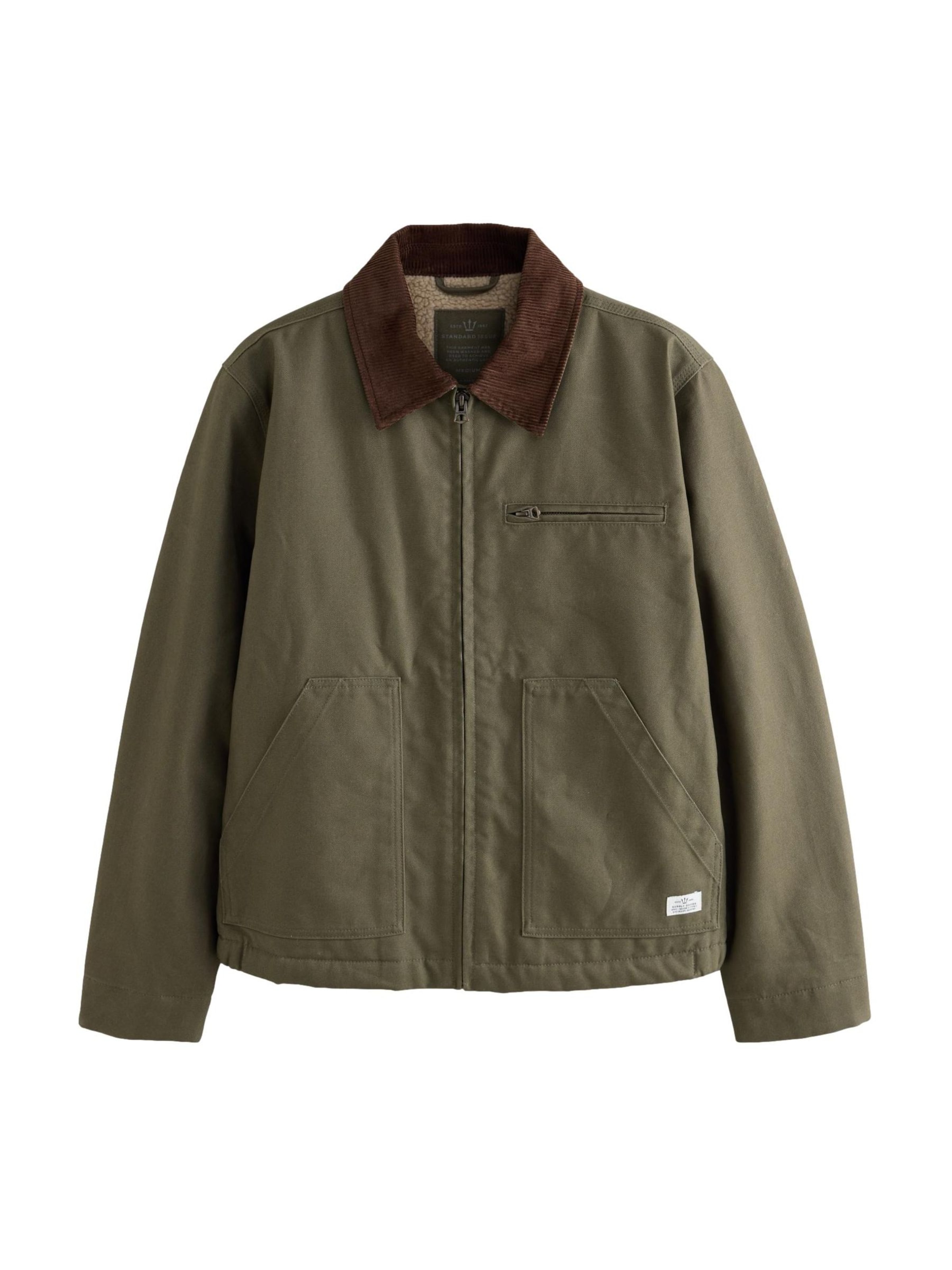 Next Between-Season Jacket in Green: front