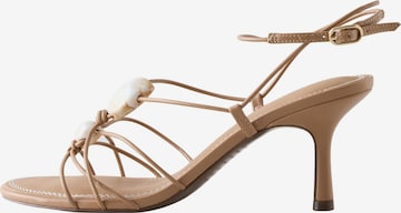 Next Босоножки с ремешком 'Forever Comfort' в Коричневый: спереди