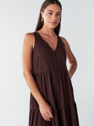 BWLDR - Vestido em castanho