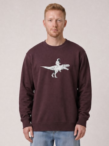Watapparel Sweatshirt in Rood: voorkant