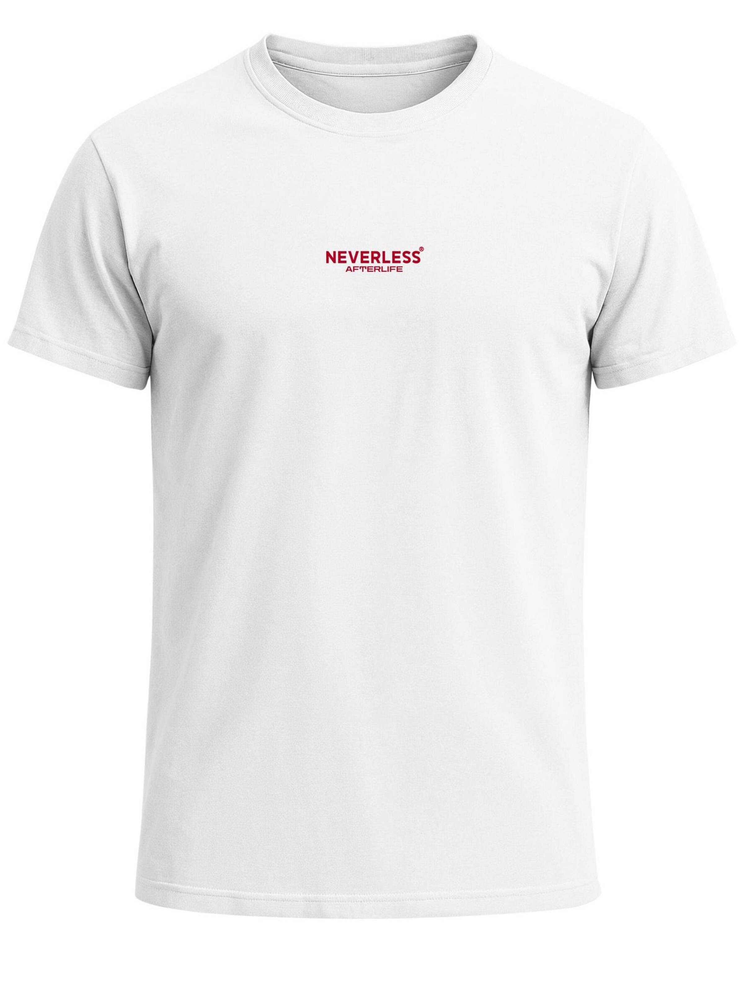 Neverless Shirt 'Spider Lilies' in White: front
