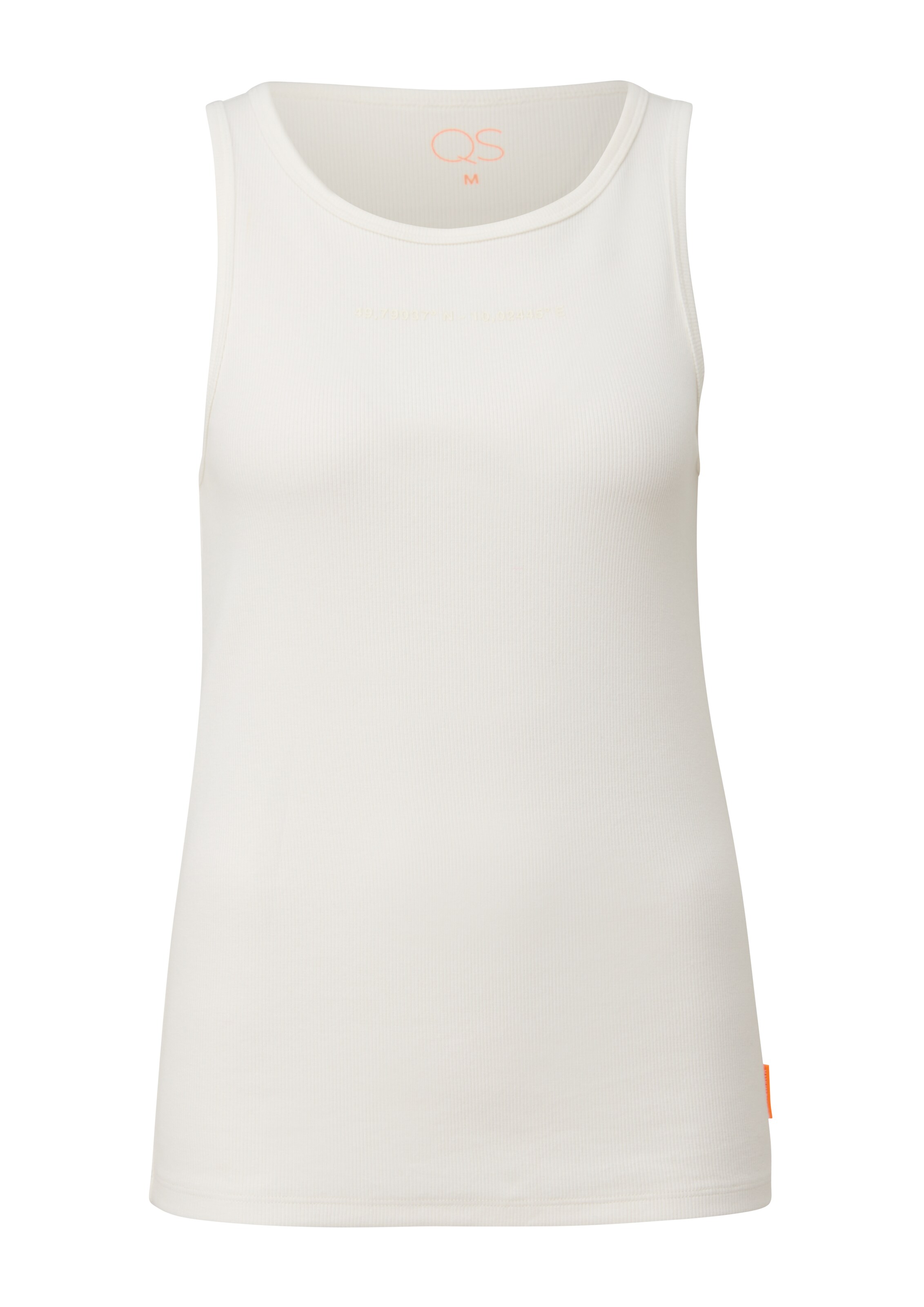 QS Top in Weiß: Vorderseite