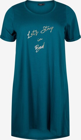 Zizzi - Camiseta de noche 'Mally' en verde