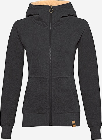 Fli Papigu Sweat jacket in Grey: front