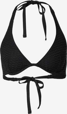 juoda Lindex Trikampė Bikinio viršutinė dalis 'Stella Halter': priekis