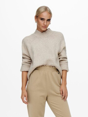 Pull-over 'Macadamia' ONLY en beige