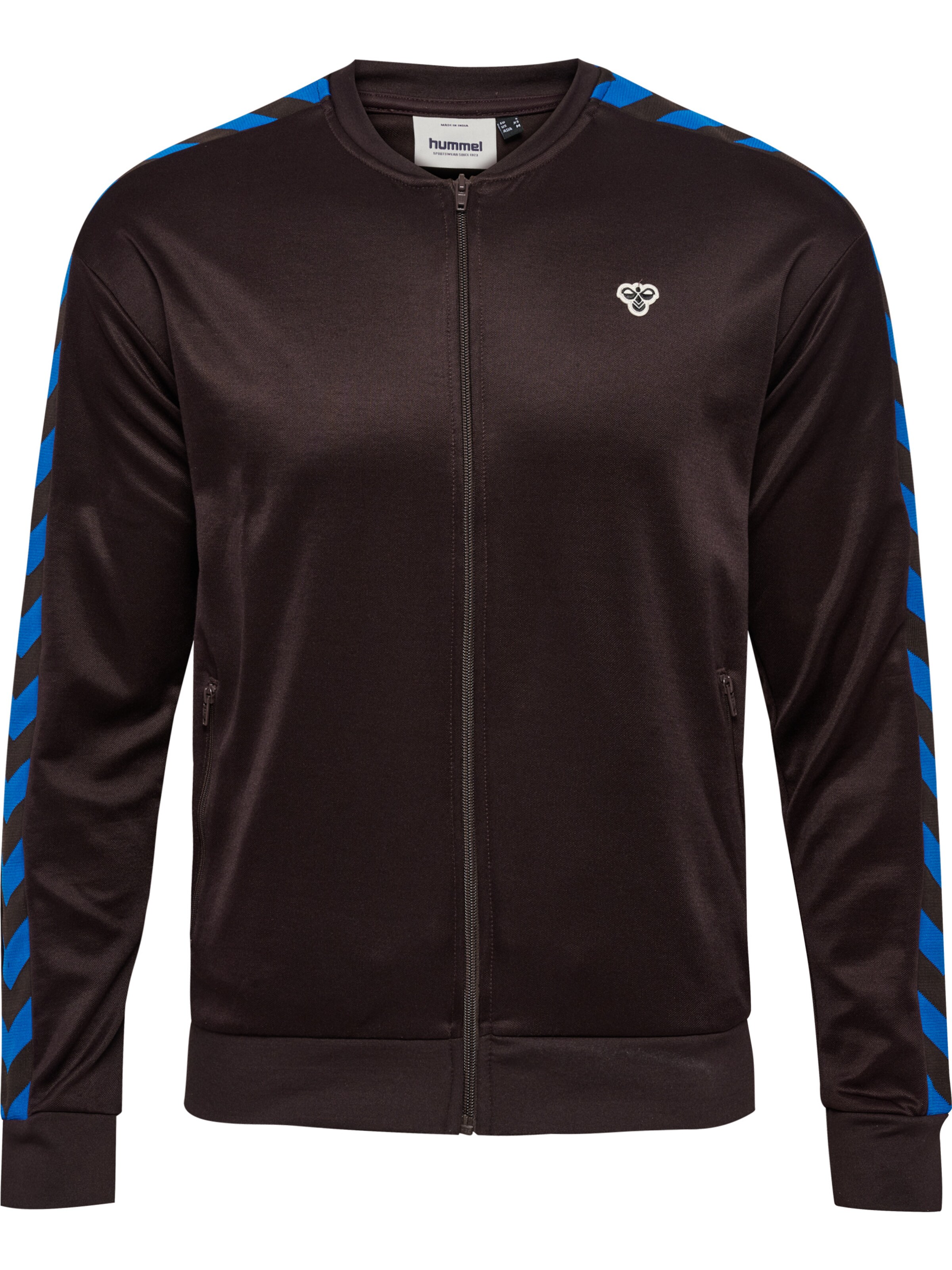 Hummel Sweat jacket 'Archive' in Brown: front