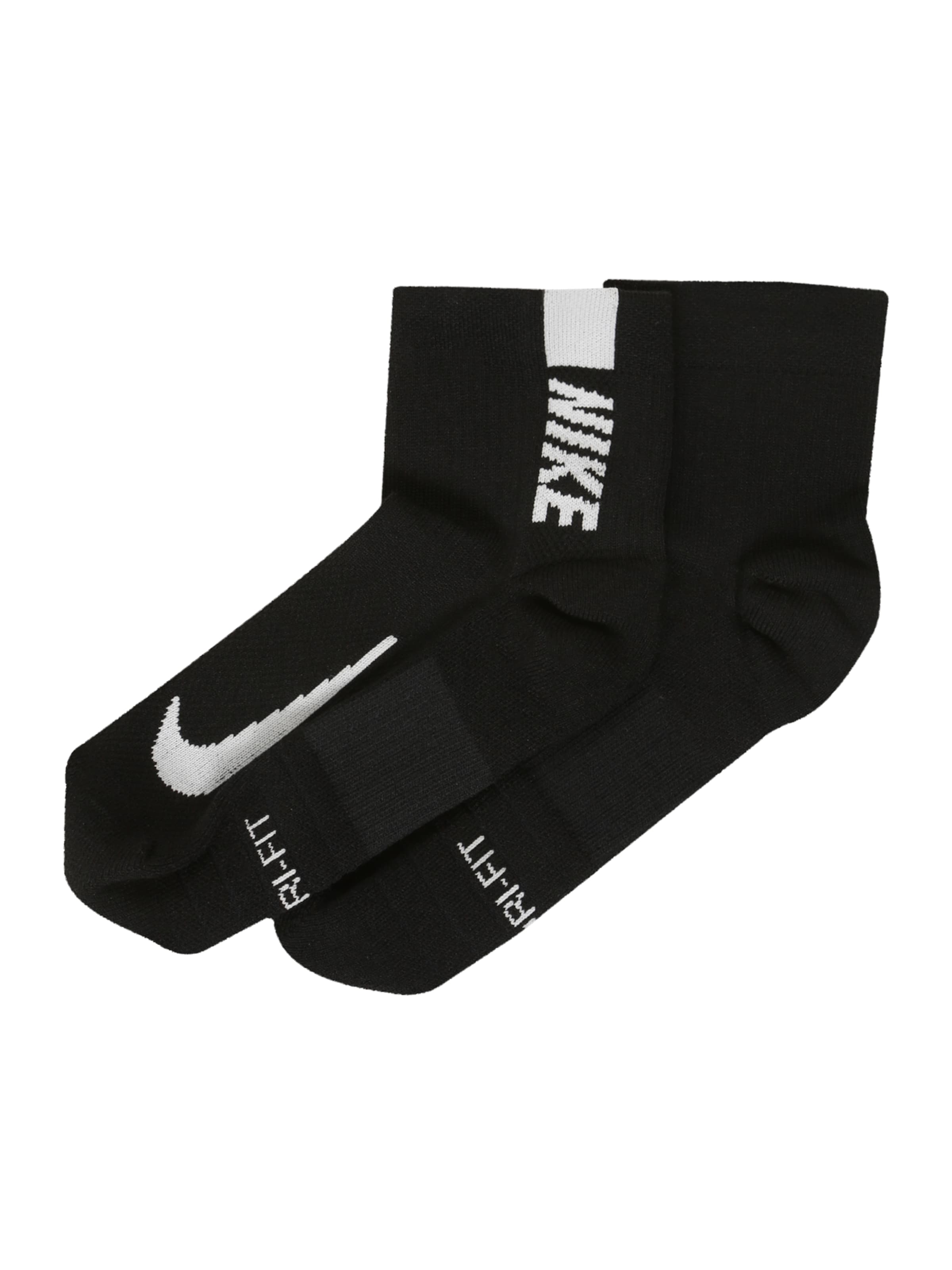 Șosete sport 'Multiplier' NIKE pe negru / alb, Vizualizare produs