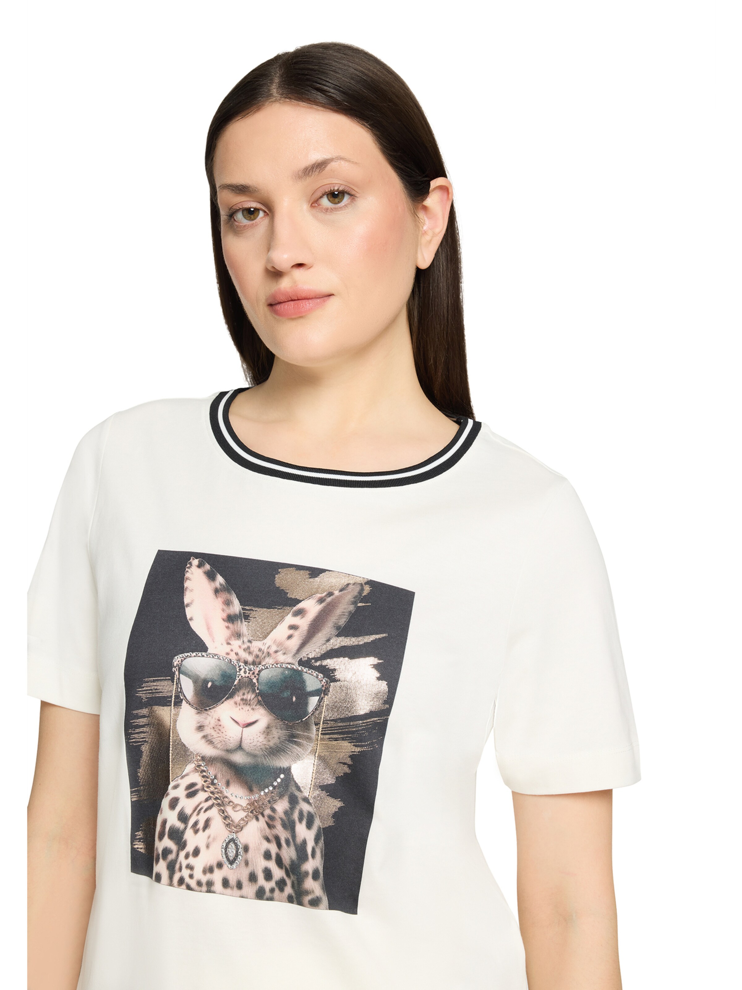 Betty Barclay Basic Shirt mit Aufdruck in Weiß