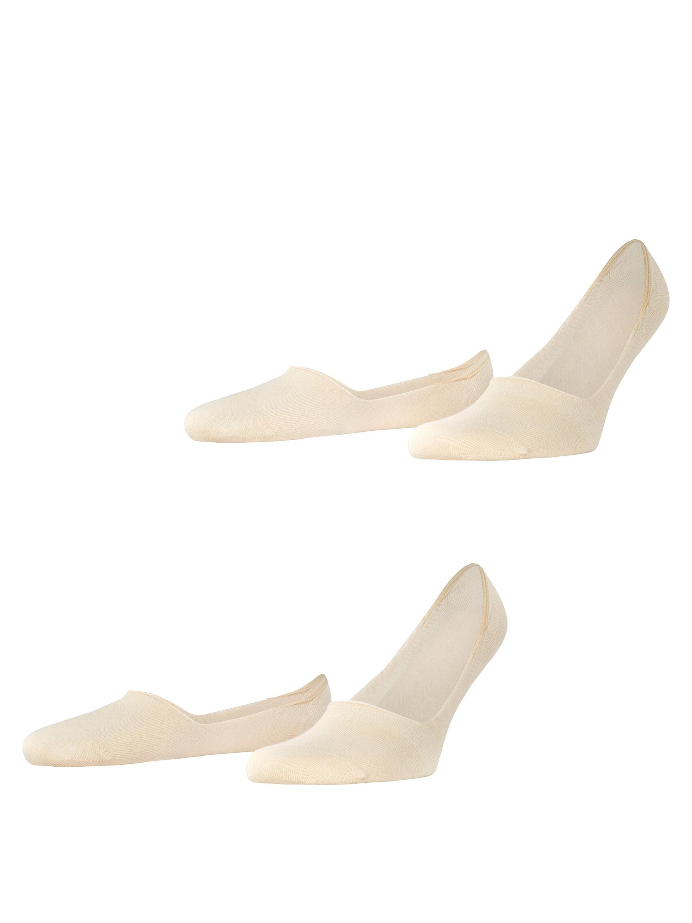 ESPRIT Füßlinge 'Basic Uni 2-Pack'‌‌ in Beige: Vorderseite