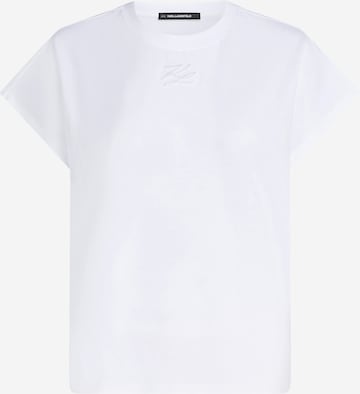 Karl Lagerfeld Paita 'Autograph' värissä valkoinen: etupuoli