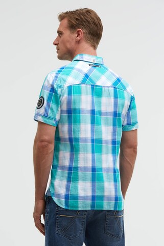 CAMP DAVID Slim fit Button Up Shirt in Green