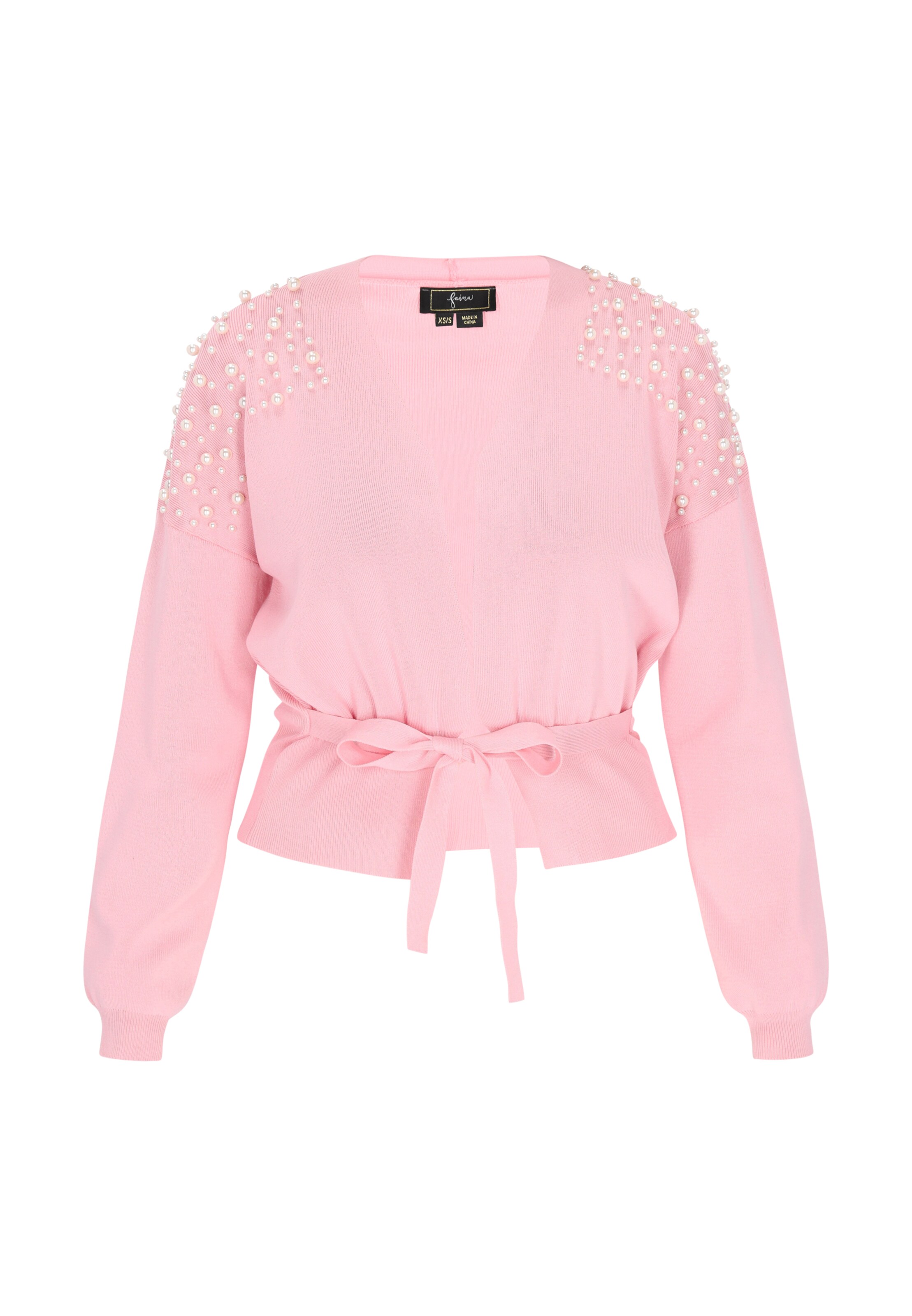 faina Pletena jopa | roza barva: sprednja stran