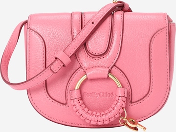 Sac à bandoulière See by Chloé en rose : devant