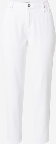 ONLY tavaline Teksapüksid 'JANET', värv valge: eest vaates