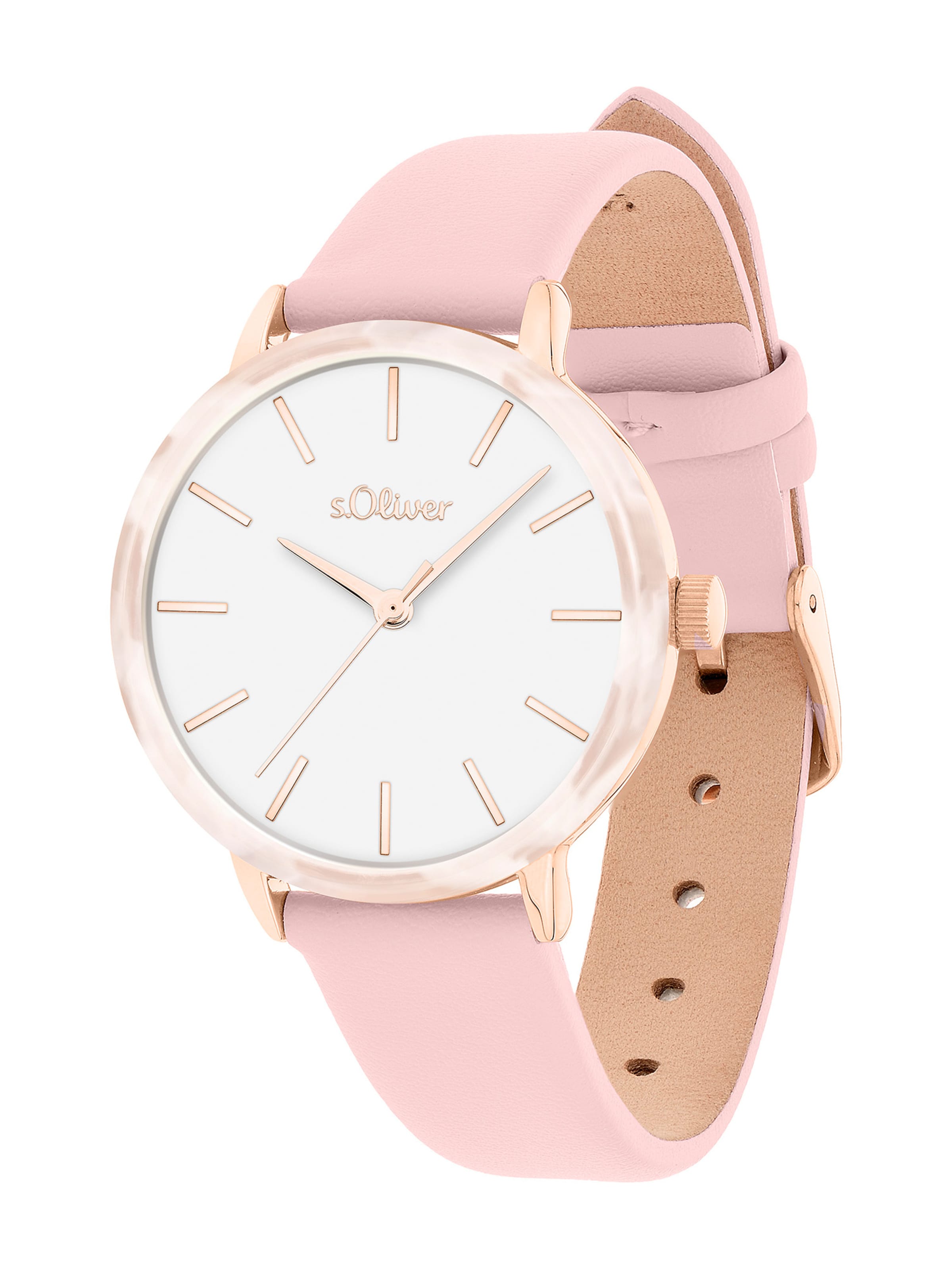s.Oliver Analog watch in Pink
