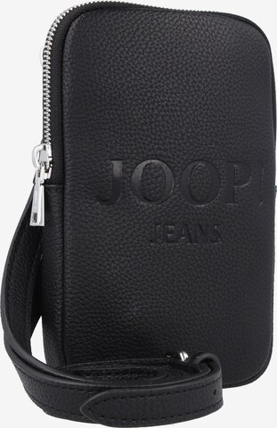 JOOP! Jeans Smartphonehoesje 'Lettera Bianca' in Zwart